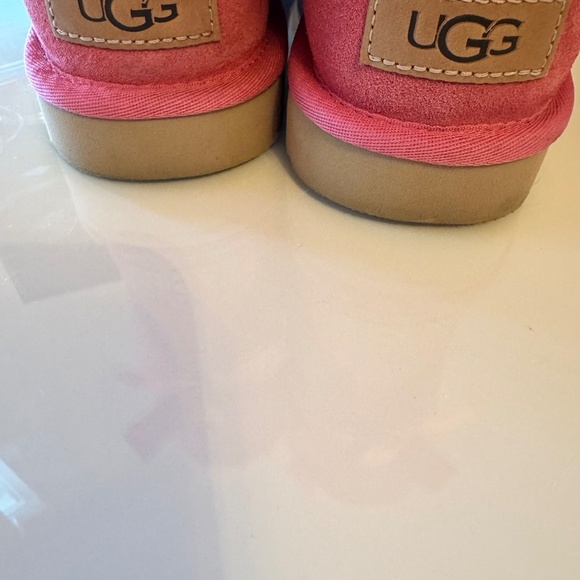 UGG MINI BAILEY BOW II BOOTS, PINK ROSE (PKRS), WOMEN'S SIZE 8 - Picture 6 of 10